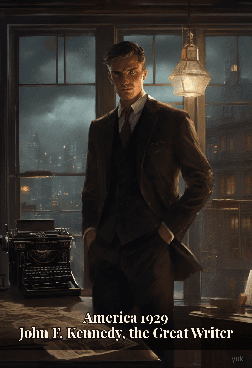 America 1929: John F. Kennedy, the Great Writer cover