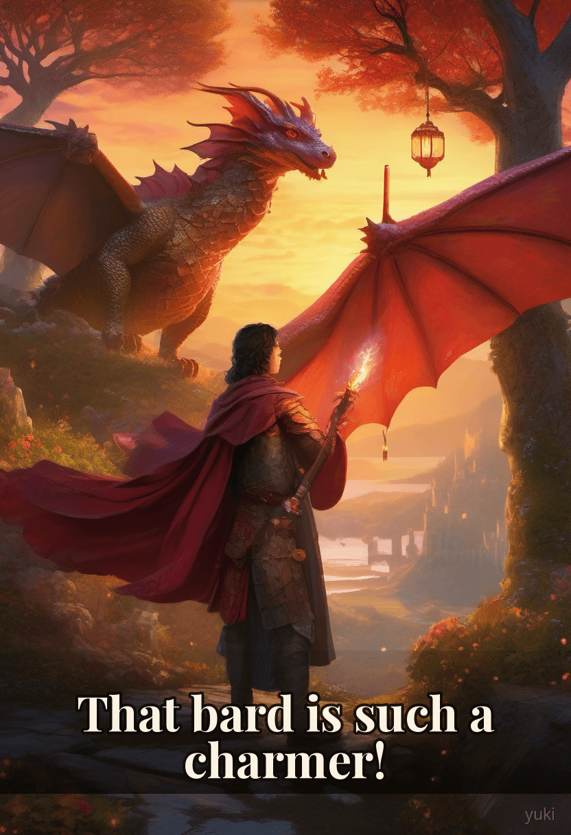 That bard is such a charmer! cover