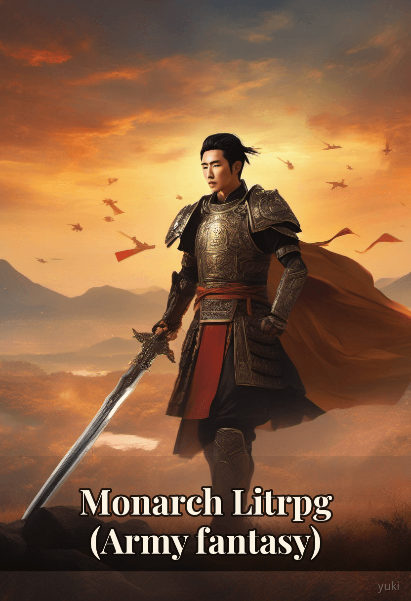 Monarch Litrpg (Army fantasy) cover