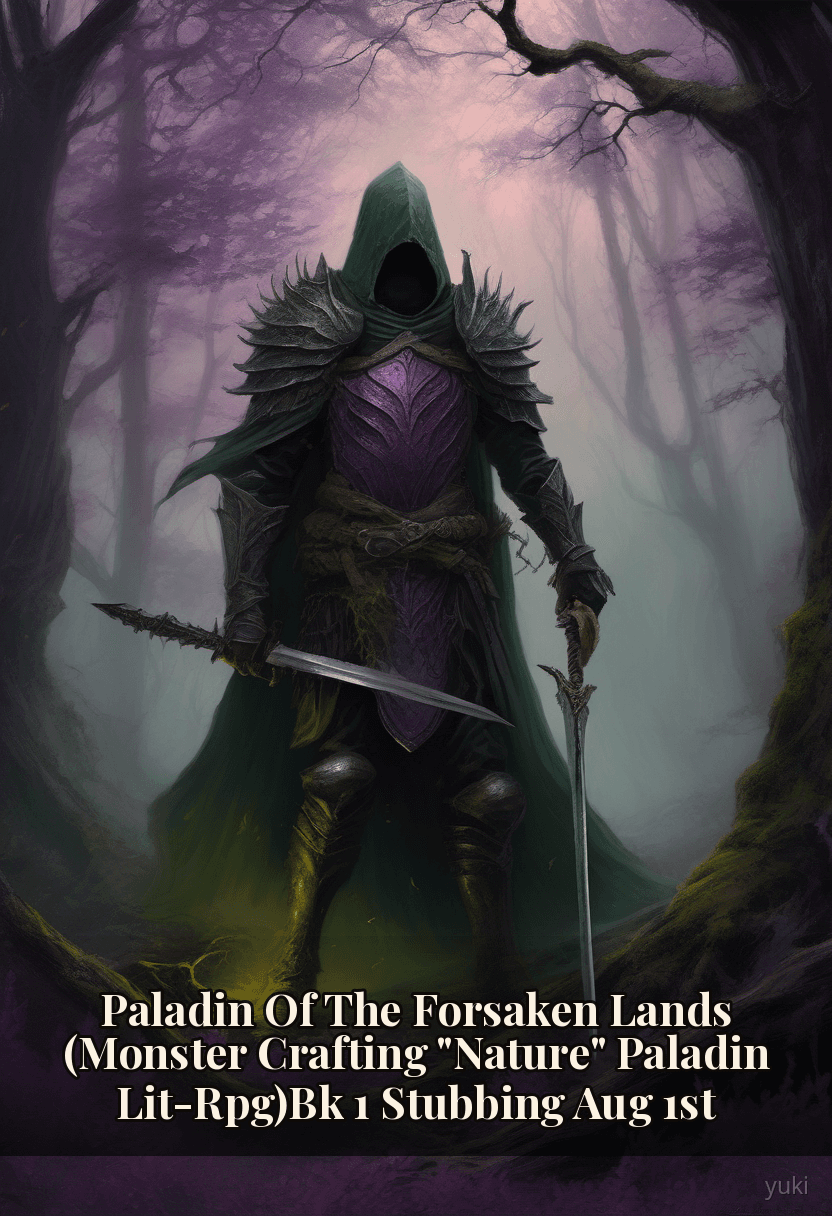Paladin Of The Forsaken Lands (Monster Crafting "Nature" Paladin Lit-Rpg)Bk 1 Stubbing Aug 1st cover